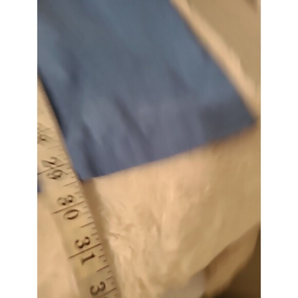 Womens  Linen Top Sz Medium Blue Lagenlook Button Up Summer Coastal Minimalist - Picture 9 of 10